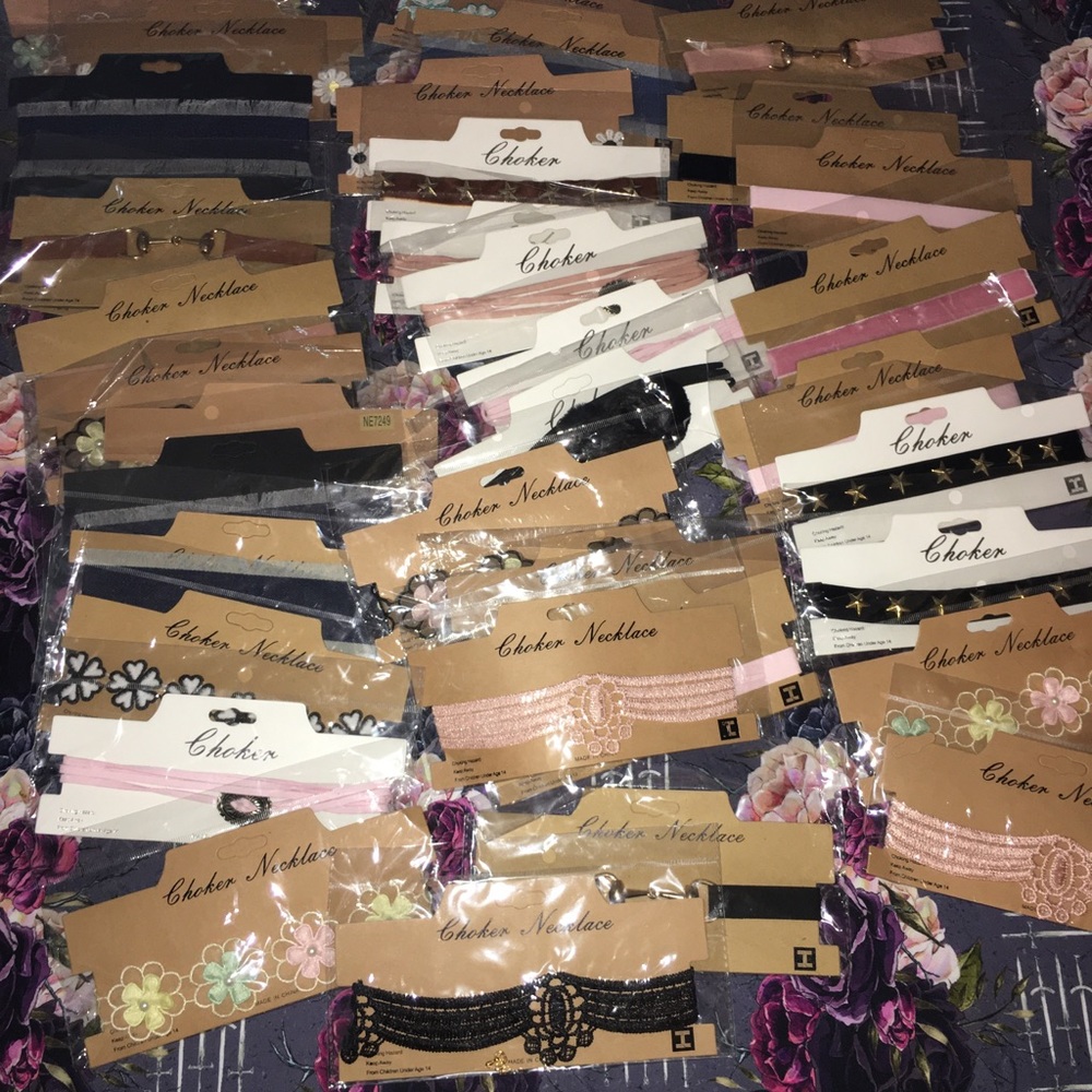 Bundle of Choker necklaces NEW